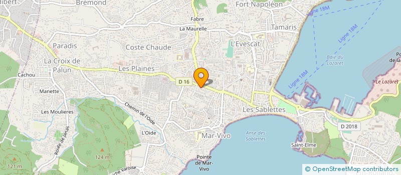 localisation de l'entreprise SCM ODONTOLOGIQUE DE MAR VIVO à LA SEYNE-SUR-MER