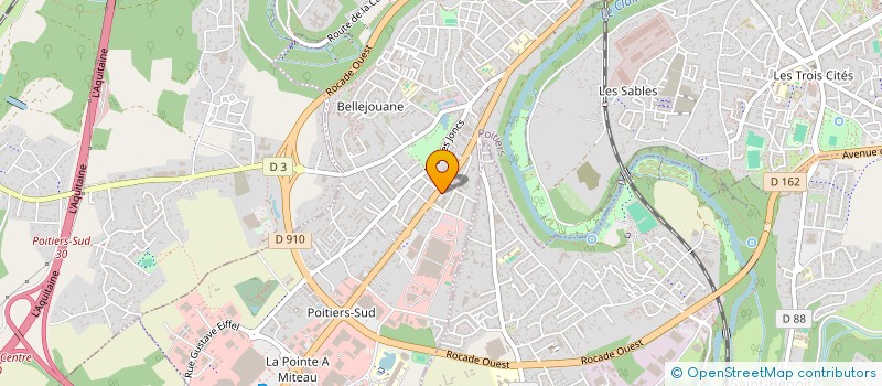 localisation de l'entreprise SCM ODONTOPC  POITIERS