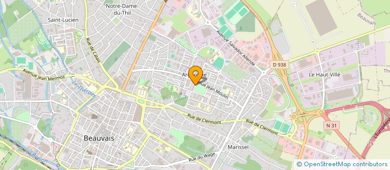 localisation de l'entreprise SCM OGET LEFEVRE ET FUMMI  BEAUVAIS