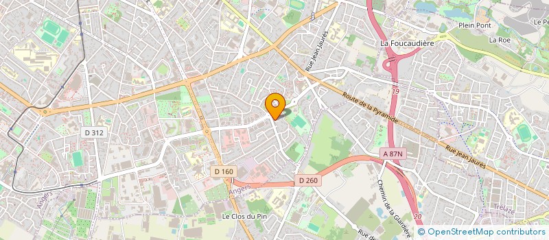 localisation de l'entreprise SCM OK à ANGERS