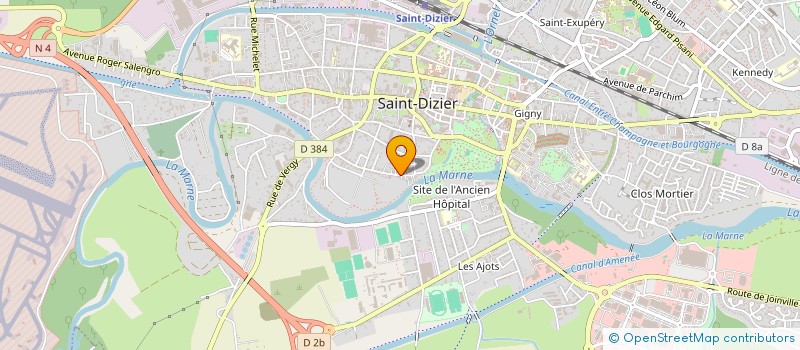localisation de l'entreprise SCM OLIVIER DE CHANLAIRE & CHRISTIAN BENOIT à SAINT-DIZIER