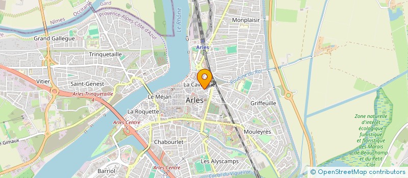 localisation de l'entreprise SCM OLIVIER PROTON à ARLES