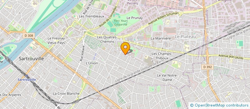 localisation de l'entreprise SCM OPALO  SARTROUVILLE