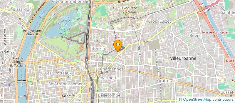 localisation de l'entreprise SCM OPERA à VILLEURBANNE