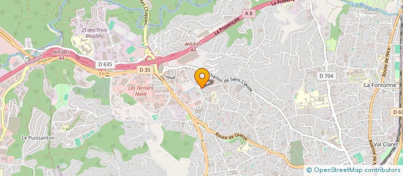 localisation de l'entreprise SCM OPH ANTIBES à ANTIBES