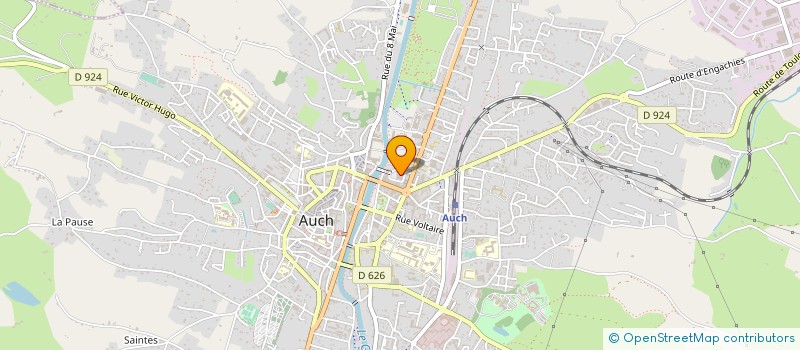 localisation de l'entreprise SCM OPHTAL  AUCH