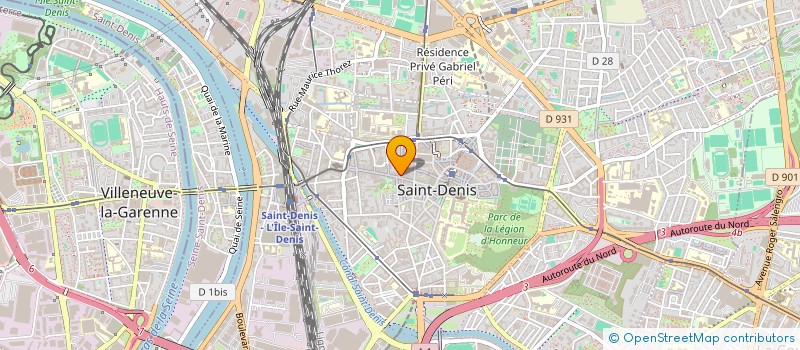 localisation de l'entreprise SCM OPHTALMOLOGIE DE LA RUE FONTAINE à SAINT-DENIS