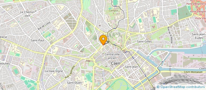 localisation de l'entreprise SCM OPHTALMOLOGIE MISERICORDE à CAEN