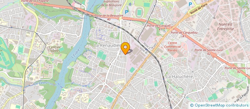localisation de l'entreprise SCM OPK à NANTES