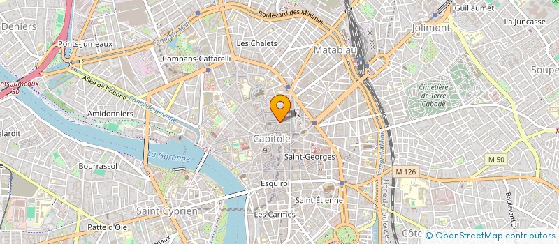 localisation de l'entreprise SCM OPSYGENE  TOULOUSE