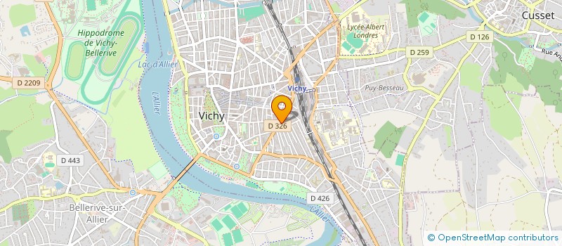 localisation de l'entreprise SCM ORFEVRE-CARCASSIN à VICHY