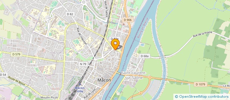 localisation de l'entreprise SCM ORL MACONNAIS à MACON