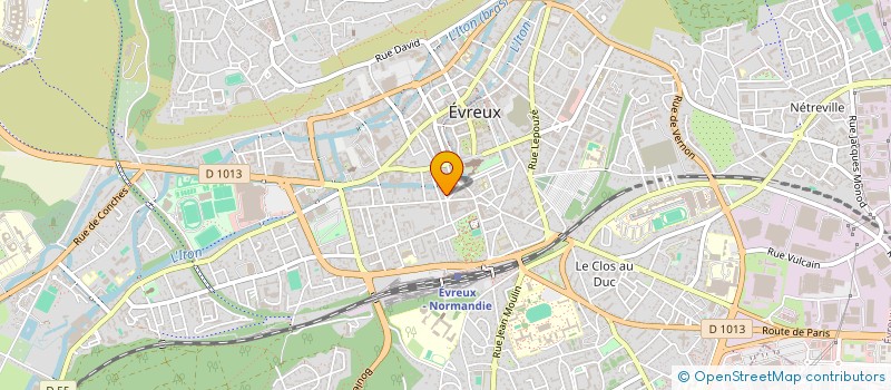 localisation de l'entreprise SCM ORLASER  EVREUX