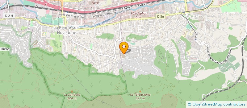 localisation de l'entreprise SCM OROFACE  AUBAGNE