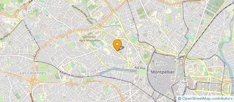 localisation de l'entreprise SCM ORPSY à MONTPELLIER