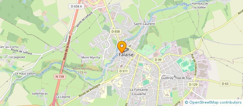 localisation de l'entreprise SCM ORTHO FALAISE  FALAISE