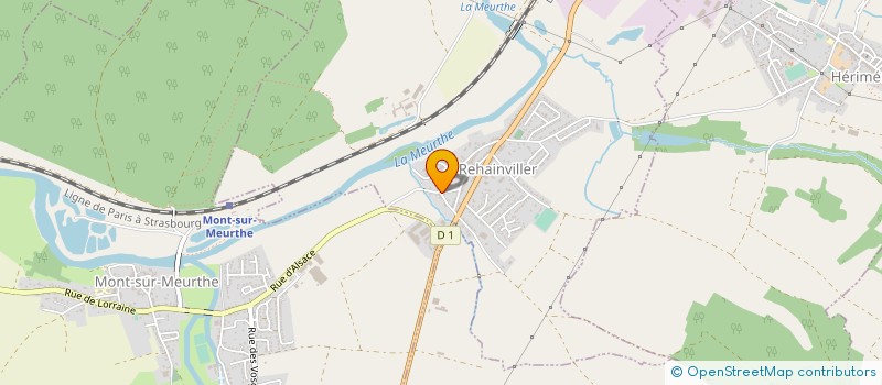 localisation de l'entreprise SCM ORTHO GAMBETTA  LUNEVILLE