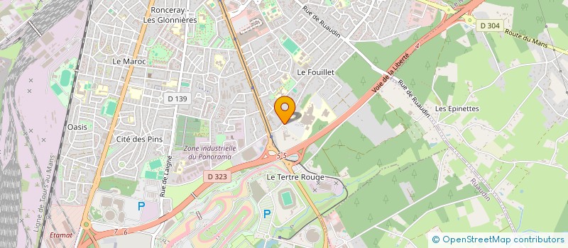 localisation de l'entreprise SCM ORTHO PSS  LE MANS