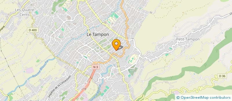 localisation de l'entreprise SCM ORTHODONTIE DU TAMPON à LE TAMPON