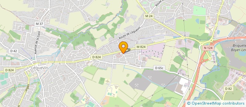 localisation de l'entreprise SCM ORTHODONTIE LEGUEVIN  LEGUEVIN