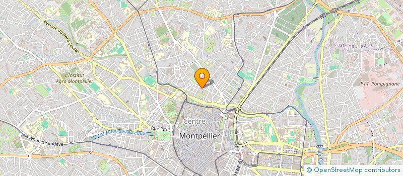 localisation de l'entreprise SCM ORTHOLAKANAL à MONTPELLIER