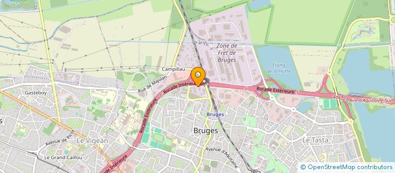 localisation de l'entreprise SCM ORTHOPEDIE TERREFORT  BRUGES