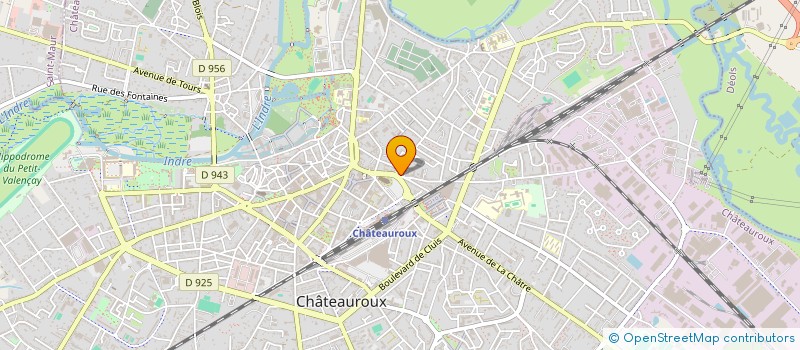 localisation de l'entreprise SCM ORTHOPHAIMY à CHATEAUROUX