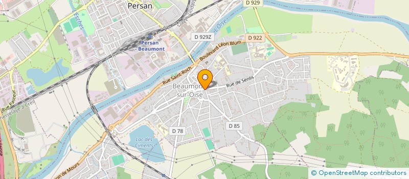 localisation de l'entreprise SCM ORTHOPHONIE à BEAUMONT-SUR-OISE
