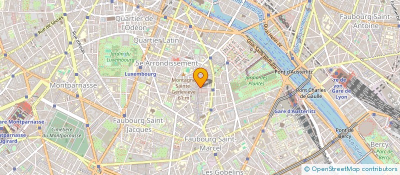 localisation de l'entreprise SCM ORTOLAN  PARIS