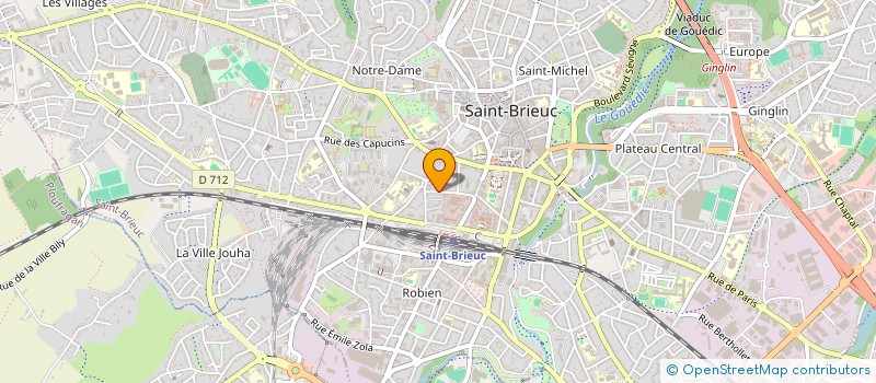 localisation de l'entreprise SCM OSTEO 22 à SAINT-BRIEUC