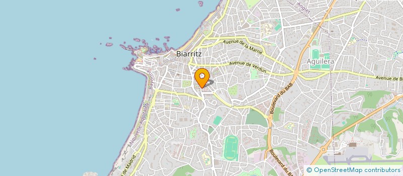 localisation de l'entreprise SCM OSTEOSASUN EUSKADI à BIARRITZ