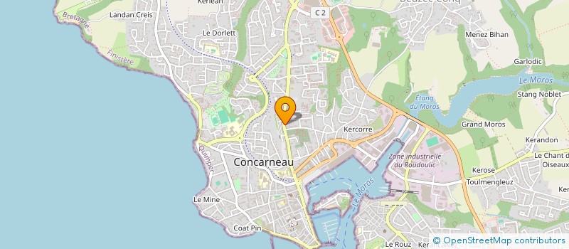 localisation de l'entreprise SCM OTM PHYSIO à CONCARNEAU