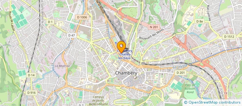 localisation de l'entreprise SCM OUF SABATIER à CHAMBERY