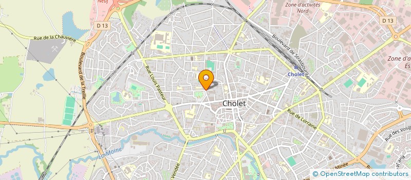localisation de l'entreprise SCM OXYGENE à CHOLET