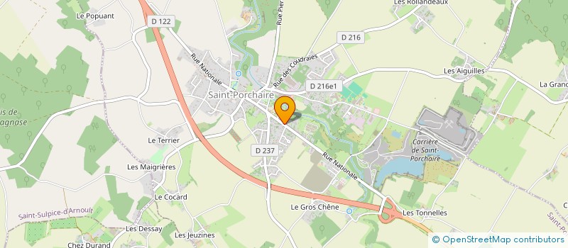 localisation de l'entreprise SCM OYDA  SAINT-PORCHAIRE