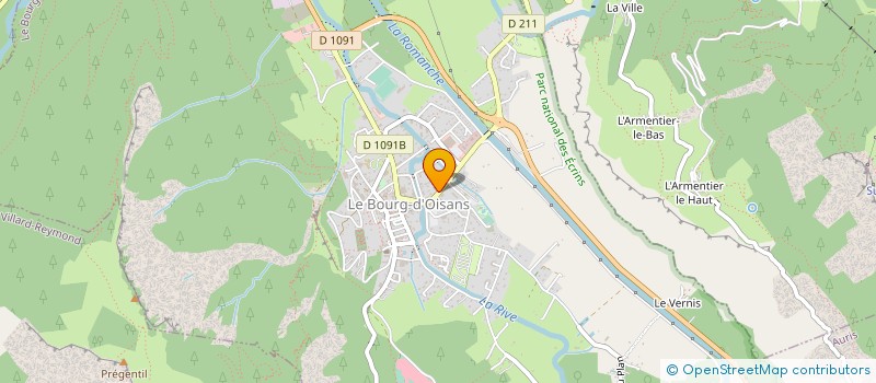 localisation de l'entreprise SCM P.GUYON à LE BOURG-D'OISANS