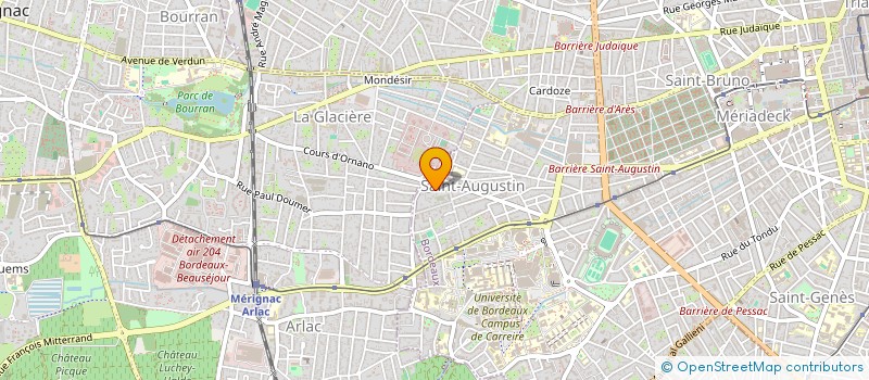 localisation de l'entreprise SCM P.O.D.A.C à BORDEAUX