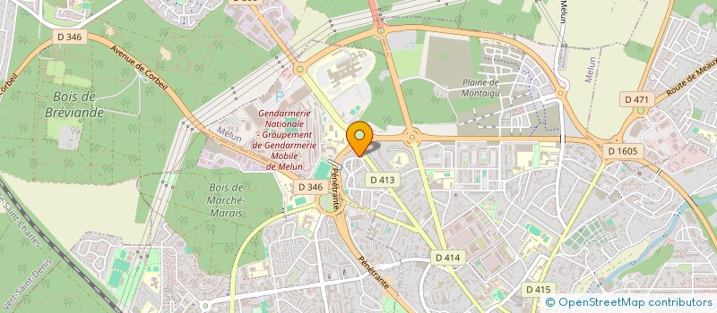 localisation de l'entreprise SCM P.O.M à MELUN