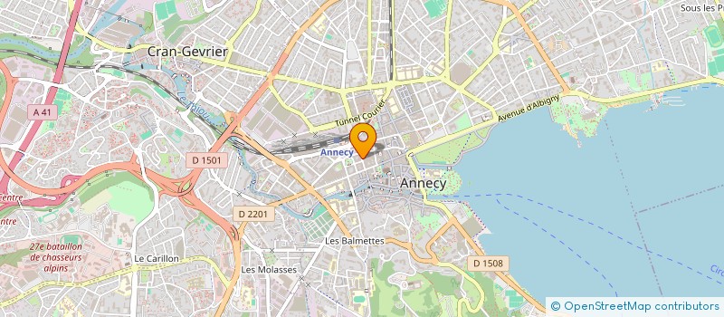 localisation de l'entreprise SCM P.R.S. à ANNECY