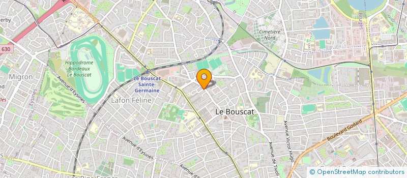 localisation de l'entreprise SCM PABEOR à LE BOUSCAT