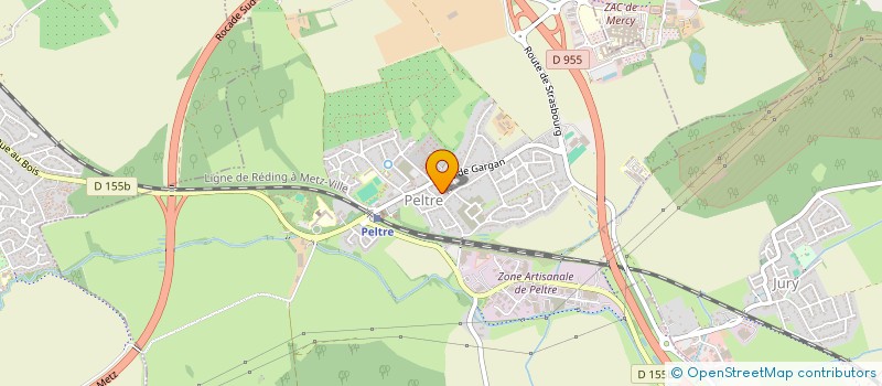 localisation de l'entreprise SCM PADOVANI GIGOUT SONREL CAILLOU ...  PELTRE