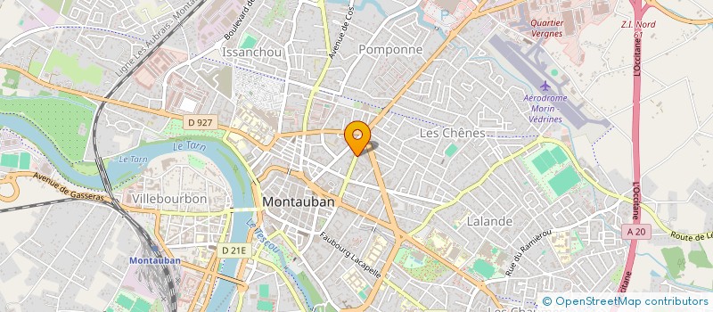 localisation de l'entreprise SCM PAGES-VICAIRE  MONTAUBAN