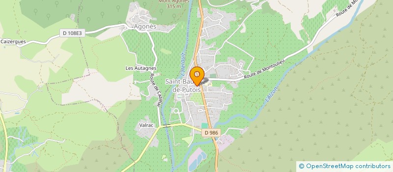 localisation de l'entreprise SCM PALAHI G ET WILD R  SAINT-BAUZILLE-DE-PUTOIS