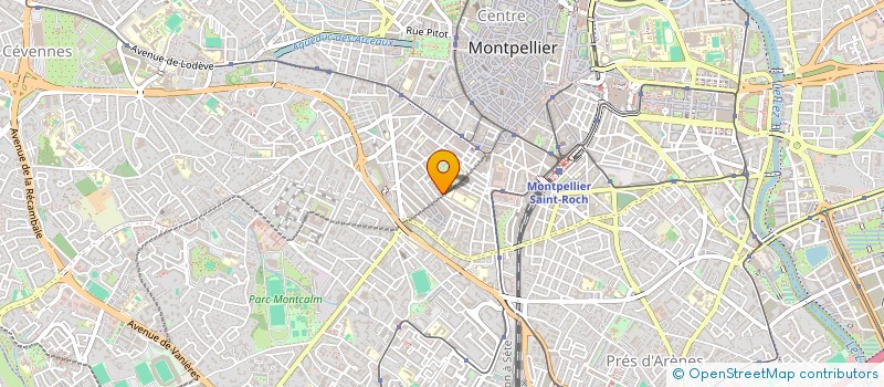 localisation de l'entreprise SCM PALISSADE à MONTPELLIER
