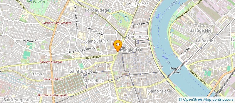 localisation de l'entreprise SCM PALUTEAU BIS à BORDEAUX