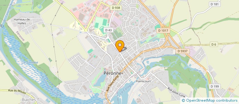 localisation de l'entreprise SCM PAMAR / DALIGAULT à PERONNE