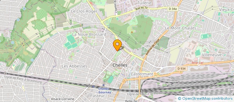 localisation de l'entreprise SCM PANACEE  CHELLES