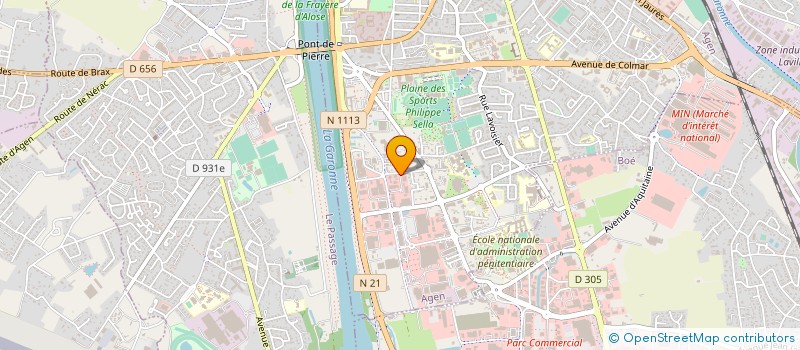 localisation de l'entreprise SCM PAPOT CARON PONTICQ DOMMERC  AGEN