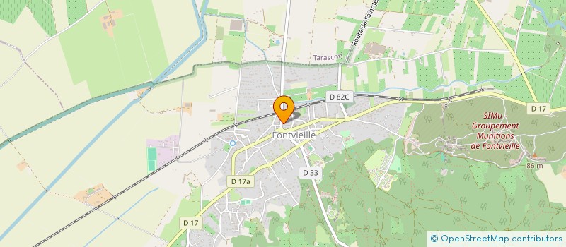 localisation de l'entreprise SCM PAQUET-DUO DE LA VEGA  FONTVIEILLE