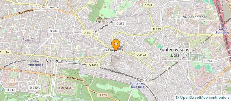 localisation de l'entreprise SCM PARA MEDICAL DALAYRAC à FONTENAY-SOUS-BOIS